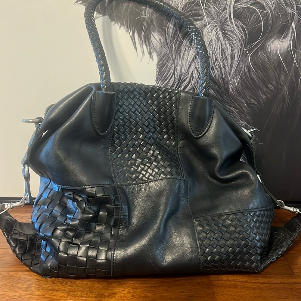 Patricia Nash black leather purse